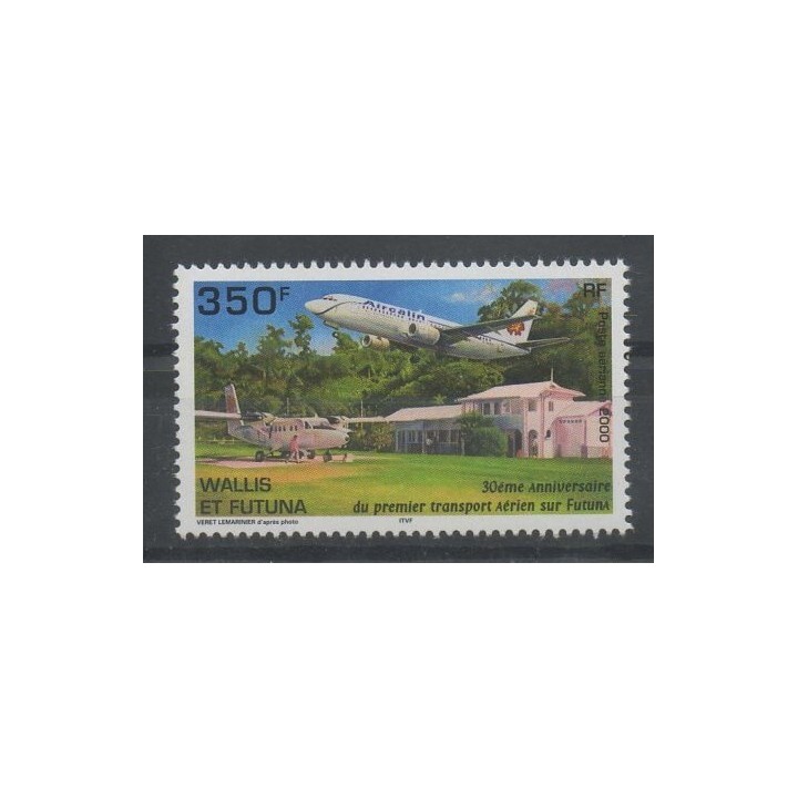 Timbres - Wallis et Futuna - Poste aérienne - 2000 - No PA 220 - avions