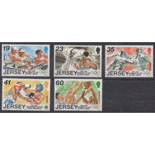 Acheter cette série de timbres de l'île de Jersey de l'année 1996 (No 736/740).