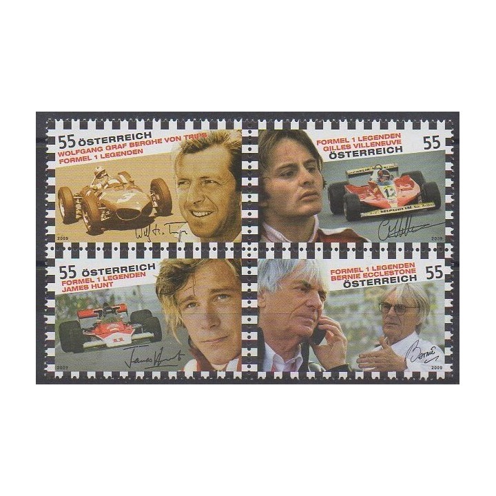 Acheter cette série de timbres d'Autriche de l'année 2009 (No 2637/2640).