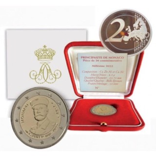 2 euro commémorative - Monaco - 2022 - 100th anniversary of the death of Prince Albert I - Proof