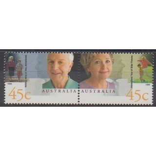 Acheter cette série de timbres d'Australie de l'année 1999 (No 1730/1731).