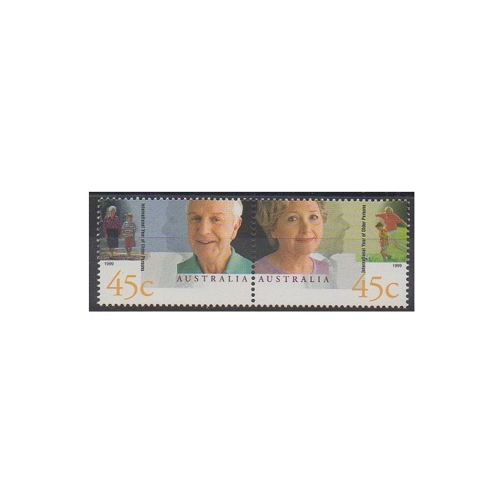 Acheter cette série de timbres d'Australie de l'année 1999 (No 1730/1731).