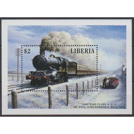 Liberia - 1988 - No BF114 - Chemins de fer