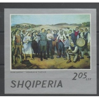 Timbres - Albanie - 1973 - No BF 23 - peinture