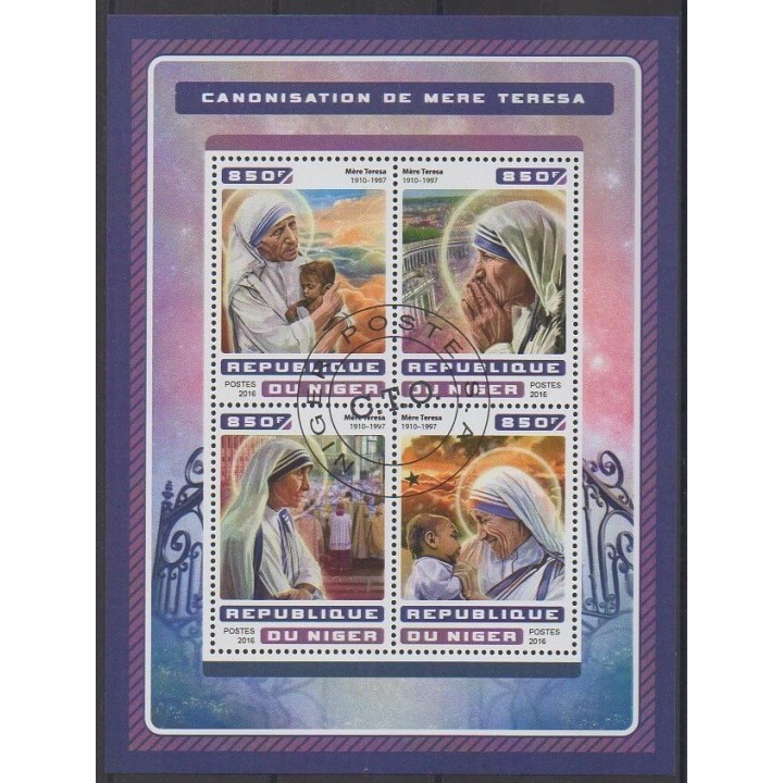 Acheter cette série de timbres du Niger  de l'année 2016 (No 3847/3850). - Oblitéré