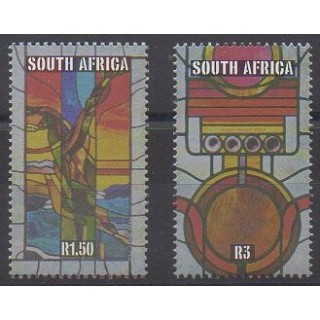 Acheter cette série de timbres d'Afrique du Sud de l'année 2002 (No 1220/1221).