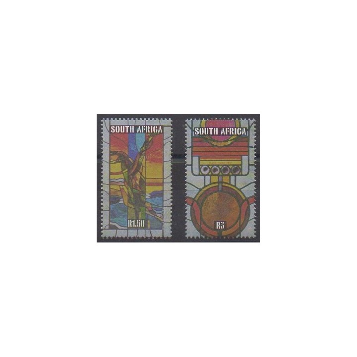 Acheter cette série de timbres d'Afrique du Sud de l'année 2002 (No 1220/1221).