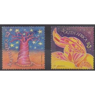 Buy this set of stamps of South Africa of the year 2001 (Nb 1193/1194).