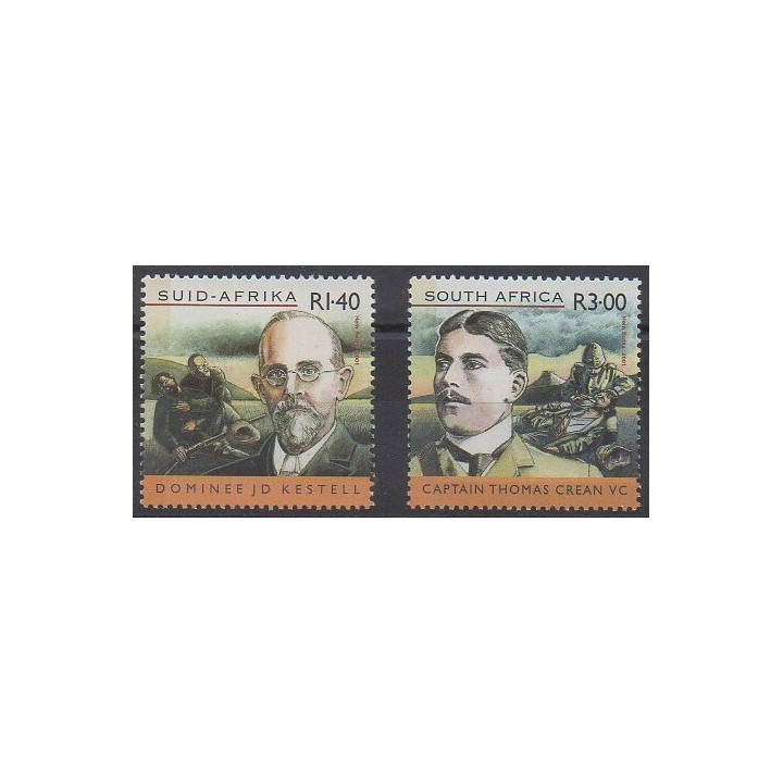 Buy this set of stamps of South Africa of the year 2001 (Nb 1175/1176).