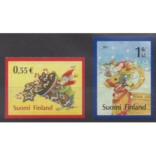 Buy this set of stamps of Finland of the year 2007 (Nb 1834/1835).