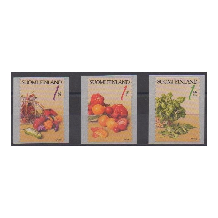 Acheter cette série de timbres de Finlande de l'année 2015 (No 2385/2387).