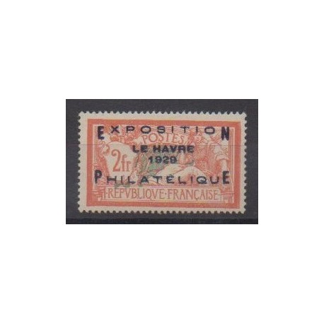 France - Poste - 1929 - Nb 257A - Philately - Mint hinged