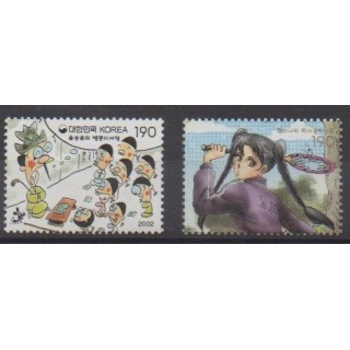 Acheter cette série de timbres de Corée du Sud de l'année 2002 (No 2046/2047).