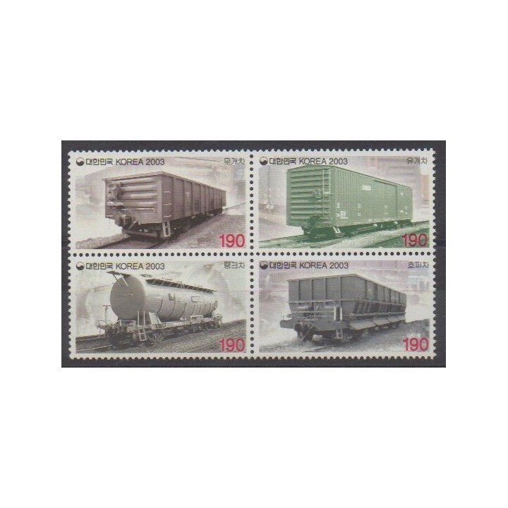 Buy this set of stamps of South Korea of the year 2003 (Nb 2137/2140).