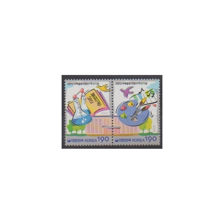Buy this set of stamps of South Korea of the year 2004 (Nb 2218/2219).