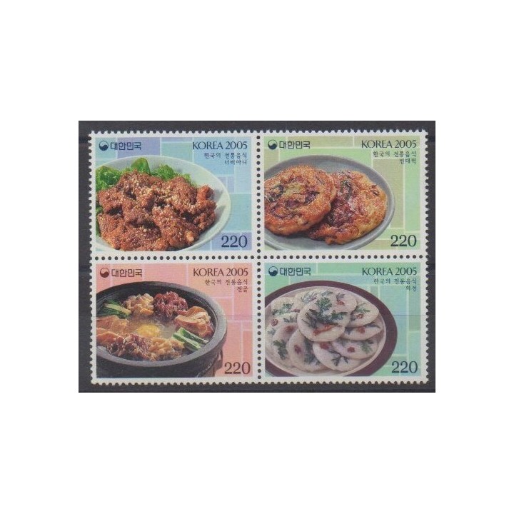 Acheter cette série de timbres de Corée du Sud de l'année 2005 (No 2262/2265).