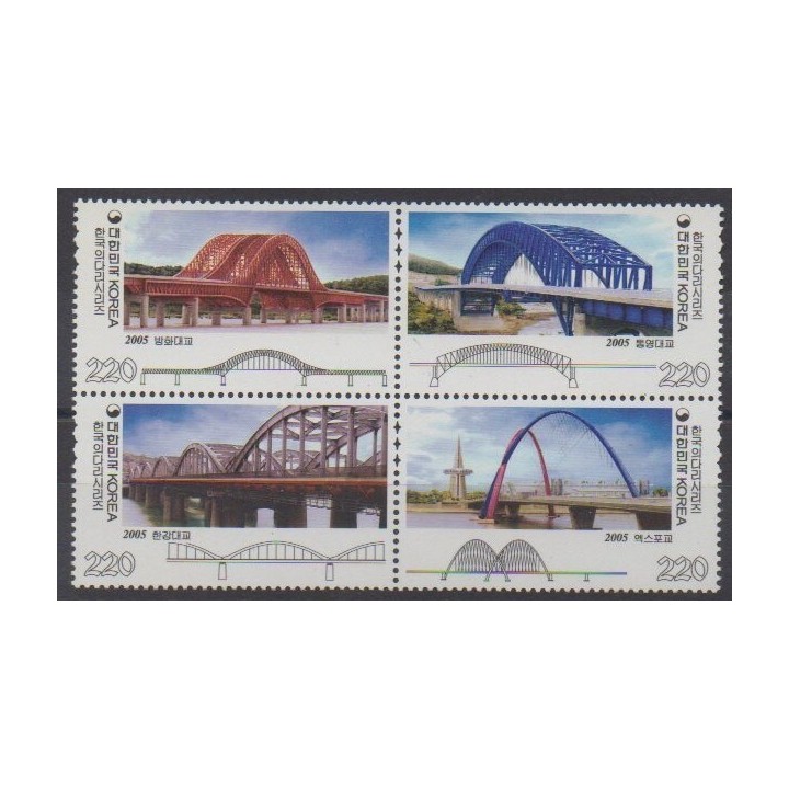 Buy this set of stamps of South Korea of the year 2005 (Nb 2275/2278).