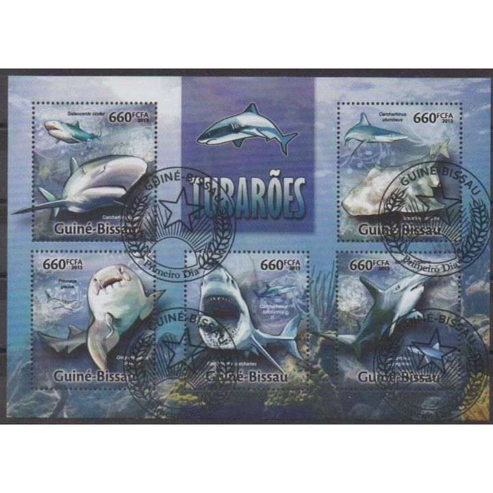 Acheter cette série de timbres de Guinée-Bissau de l'année 2013 (No 4963/4967). - Oblitéré