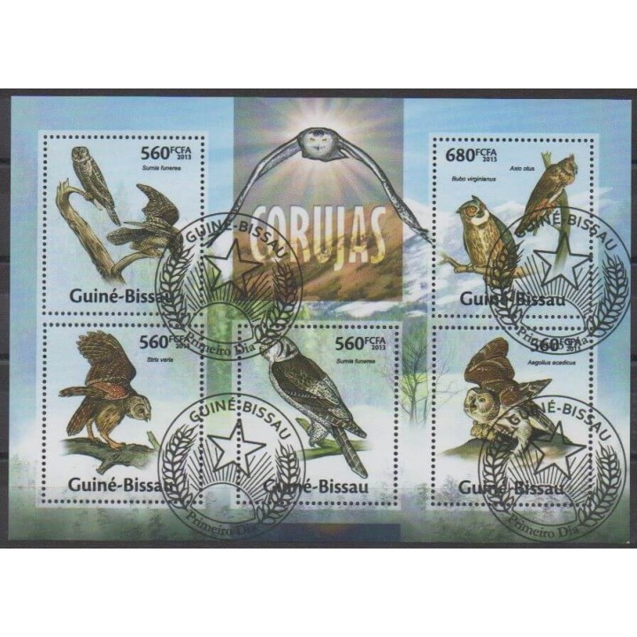 Buy this set of stamps of Guinea-Bissau of the year 2013 (Nb 4938/4942). - Used