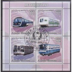 Guinea-Bissau - 2006 - Nb 2206/2209 - Trains - Used