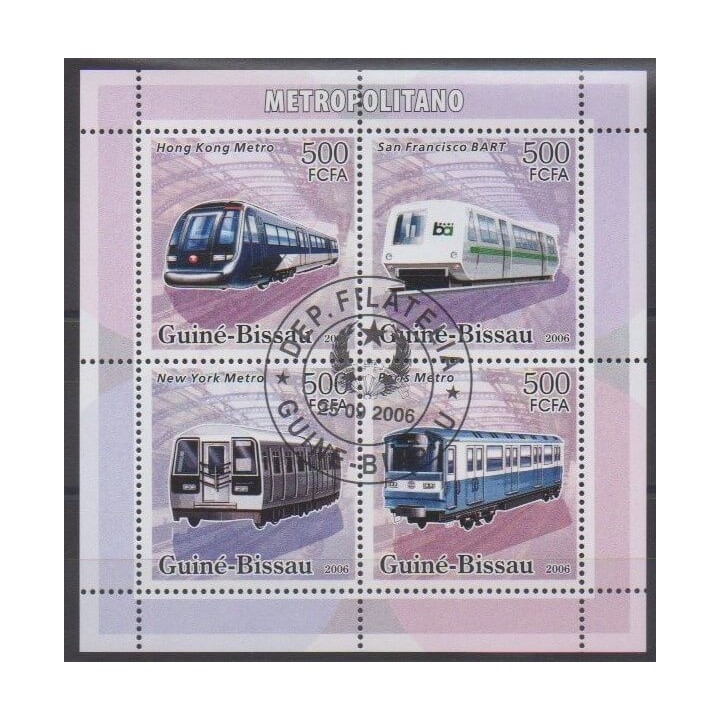 Acheter cette série de timbres de Guinée-Bissau de l'année 2006 (No 2206/2209). - Oblitéré