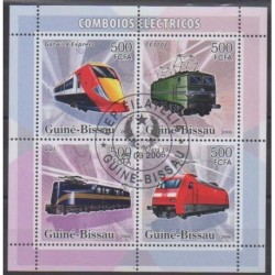 Guinea-Bissau - 2006 - Nb 2202/2205 - Trains - Used