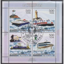 Guinea-Bissau - 2006 - Nb 2198/2201 - Lighthouses - Boats - Used