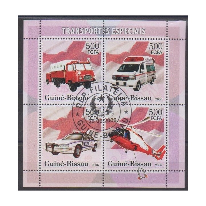 Acheter cette série de timbres de Guinée-Bissau de l'année 2006 (No 2194/2197). - Oblitéré