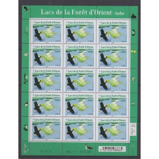 Acheter ce feuillet de France de l'année 2022 (No F83 - Lacs de la forêt d'Orient).