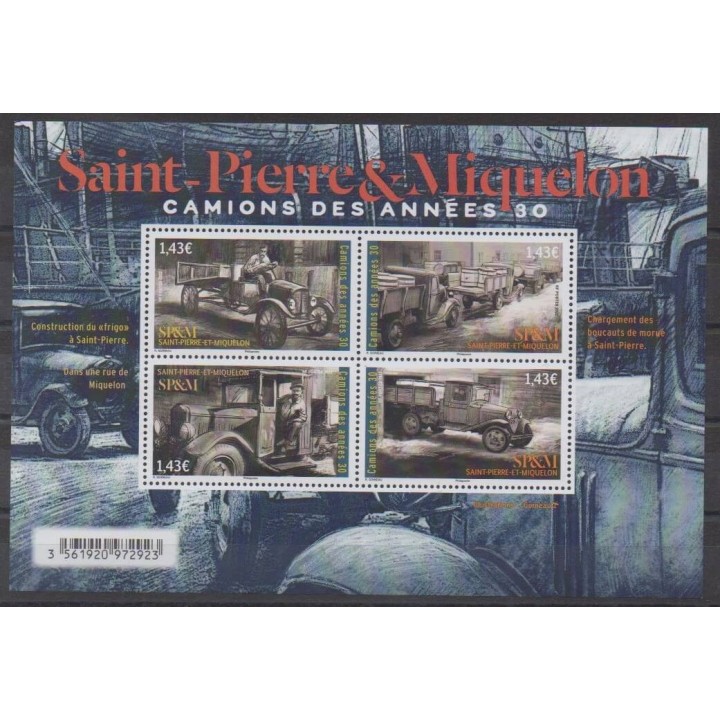 Acheter ces timbres de Saint-Pierre et Miquelon de l'année 2022 (No 1289/1292).