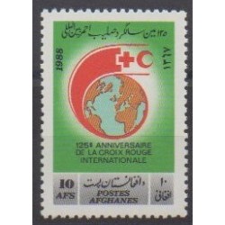Afghanistan - 1988 - No 1416 - Santé ou Croix-Rouge