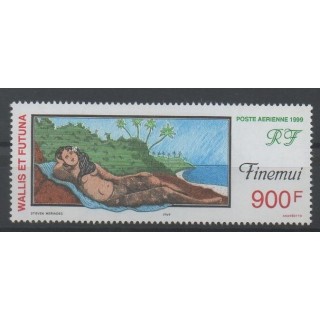 Timbres - Wallis et Futuna - Poste aérienne - 1999 - No PA 213 - peinture