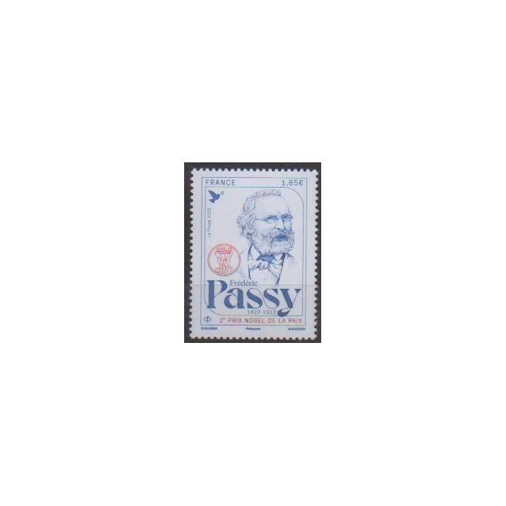 Buy this stamp of France of the year 2022 (Frédéric Passy).