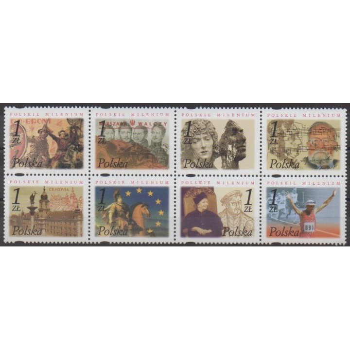 Buy this set of stamps of Poland of the year 2001 (Nb 3705/3712).