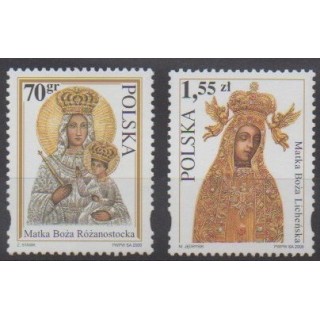 Buy this set of stamps of Poland of the year 2000 (Nb 3623/3624).