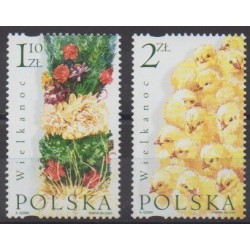 Poland - 2002 - Nb 3723/3724 - Easter