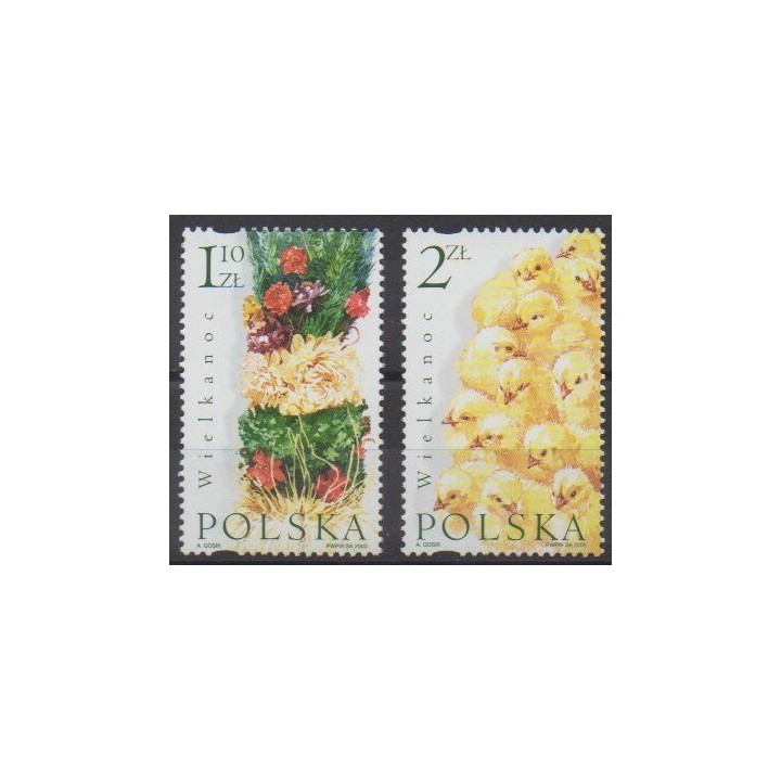 Buy this set of stamps of Poland of the year 2002 (Nb 3723/3724).