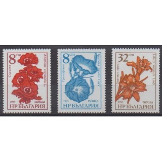 Acheter cette série de timbres de Bulgarie de l'année 1986 (No 3023/3025).