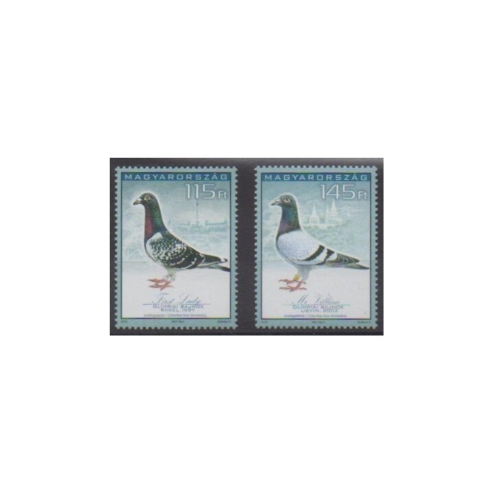 Acheter cette série de timbres de Hongrie de l'année 2015 (No 4602/4603).
