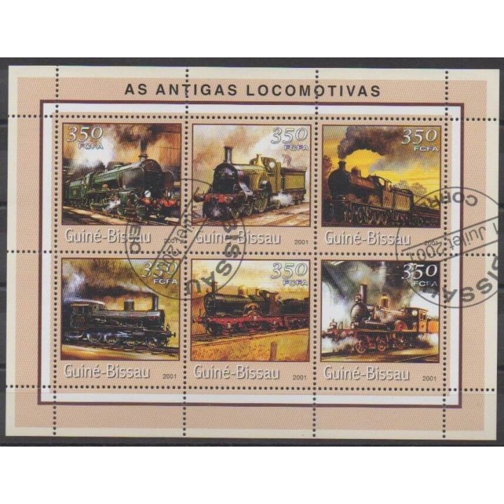 Acheter cette série de timbres de Guinée-Bissau de l'année 2001 (No 1031BK/1031BQ). - Oblitéré
