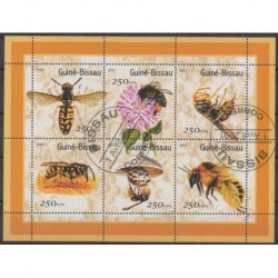 Guinea-Bissau - 2001 - Nb 819/824 - Insects - Used
