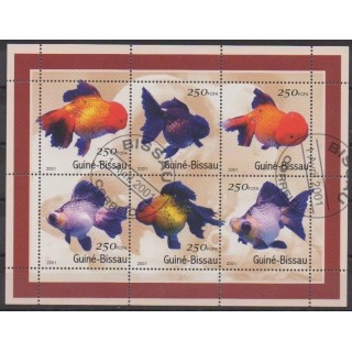 Buy this set of stamps of Guinea-Bissau of the year 2001 (Nb 831/836). - Used