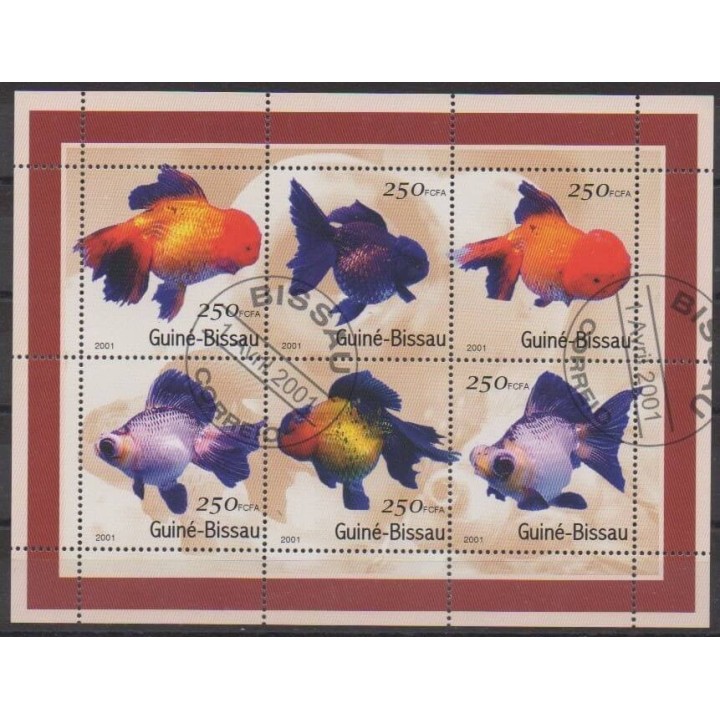 Buy this set of stamps of Guinea-Bissau of the year 2001 (Nb 831/836). - Used