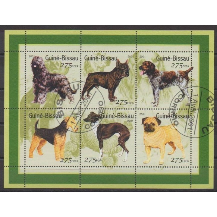 Buy this set of stamps of Guinea-Bissau of the year 2001 (Nb 849/854). - Used