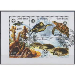 Buy this set of stamps of Guinea-Bissau of the year 2001 (Nb 837/842). - Used
