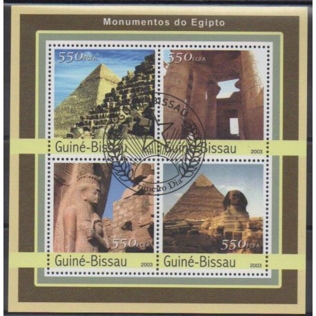 Guinea-Bissau - 2003 - Nb 1106/1109 - Monuments - Used