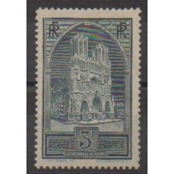 France - Poste - 1929 - Nb 259a - Churches