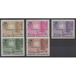 Afghanistan - 1962 - No 688/692 - Nations unies