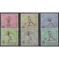 Afghanistan - 1963 - No 741/746 - Sports divers