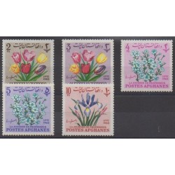 Afghanistan - 1964 - No 746U/746Y - Fleurs